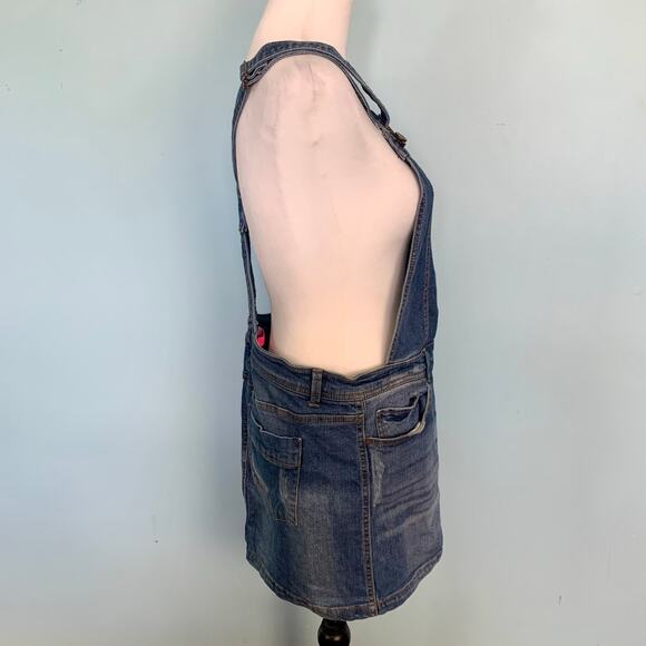 Tinseltown Denim Overall Dress Size Large - Picture 4 of 6